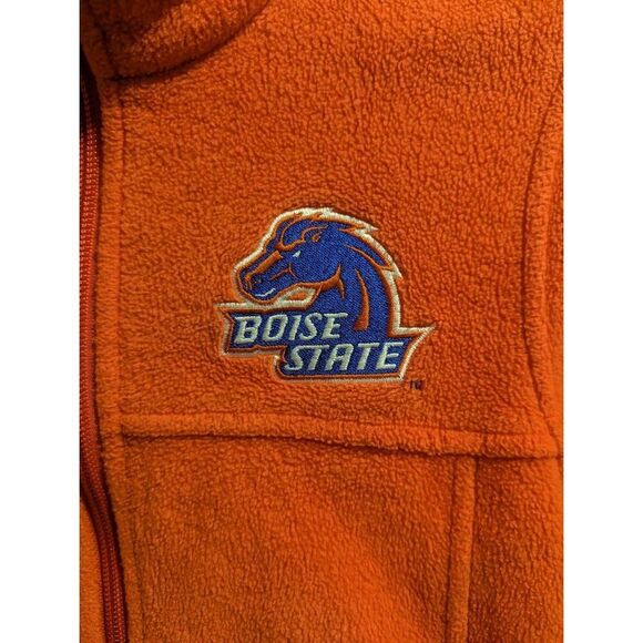 Youthā6/7 Columbia Boise State Broncos Fleece Zip Up - Picture 3 of 6